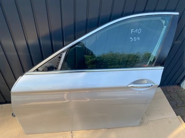 BMW 5 F10 F11 DVEŘE LEVÉ PŘEDNÍ 354 TITANSILBER