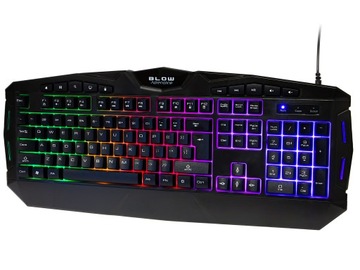 ИГРОВАЯ КЛАВИАТУРА СО СВЕТОДИОДНОЙ ПОДСВЕТКОЙ ДЛЯ ГЕЙМЕРОВ