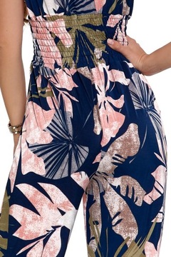 Женский летний комбинезон с длинными брюками MORAJ L