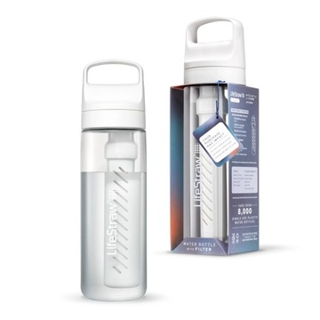 LifeStraw Go 2.0 Biała butelka filtrująca 0,65L