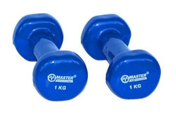 Hantelki Hantle Fitness 2 x 1 kg Ciężarki Winylowe