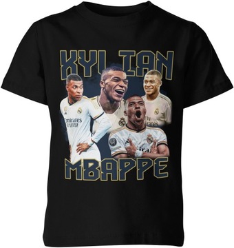 KOSZULKA PIŁKARSKA MBAPPE Z NADRUKIEM REAL MADRYT DZIECIĘCA KYLIAN ROZ 128