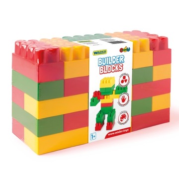 KLOCKI 30 elementów BUILDER BLOCKS WADER 41585