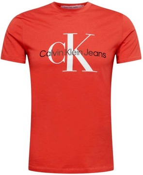 CALVIN KLEIN JEANS Seasonal Monogram T-Shirt bawełna Slim Fit L