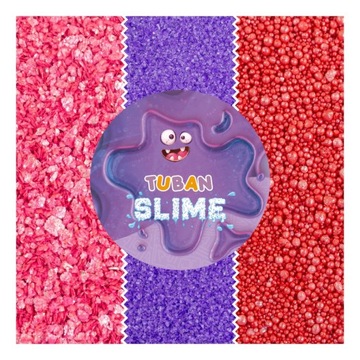 SLIME_BROKAT ZESTAW 3 RÓŻOWA SŁODYCZ 13,5 g