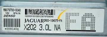 JAGUAR S-TYPE X202 3.0 V6 99- JEDNOTKA ŘÍZENÍ ECU MOTORU MB079700-9340