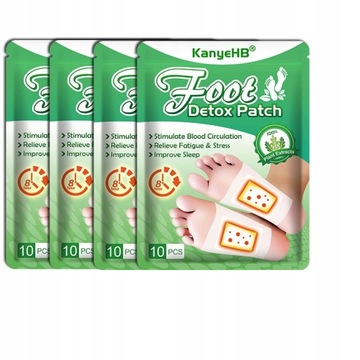 Foot Detox Medyczne Łatki Łagodzi Stres