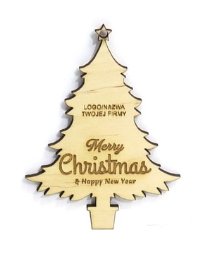 РОЖДЕСТВЕНСКАЯ ЕЛКА + ЛОГОТИП КОМПАНИИ ПОДАРОК ​​ПОДАРОК ​​MC16