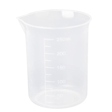 kuchnia Laboratorium Plastikowa zlewka z podziałką 250ml