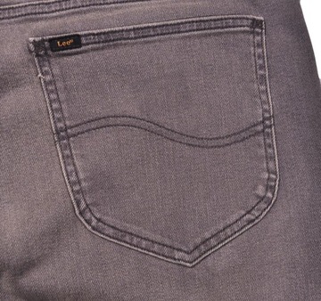 LEE spodnie SLIM grey jeans RIDER _ W40 L34