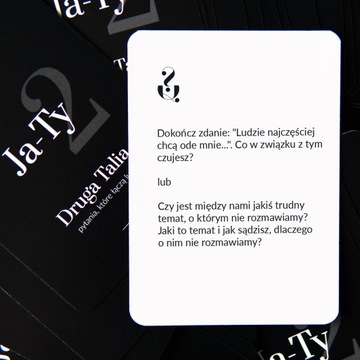 Вторая колода «Я-Ты». Психологическая игра