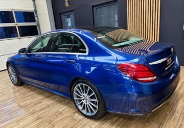 Mercedes Klasa C W205 Limuzyna 200 184KM 2015 Mercedes-Benz Klasa C lift AUTOMAT SKORY 184KM LED perfekcyjny navi, zdjęcie 9