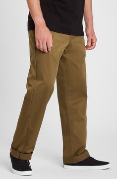 spodnie Volcom Frickin Skate Chino - Dark Khaki