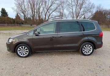 Volkswagen Sharan II Van 2.0 TSI 200KM 2014 Volkswagen Sharan 2.0 TSI Highline DSG 2.0 BenzynaLPG Faktura VAT 23%, zdjęcie 3