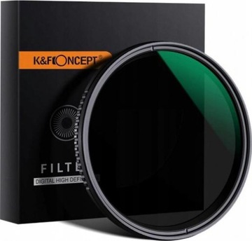 K&F Concept FILTR 49mm KF FADER SZARY REGULOWANY ND8-ND2000 / KF01.1353