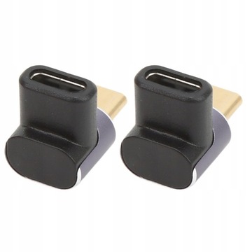 ADAPTER PRZEJŚCIÓWKA KĄTOWY USB-C DOLNY GÓRNY