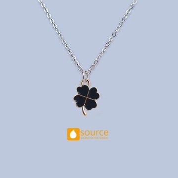 Colored Pentagon Flowers Colored Ladies Necklace