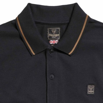 KOSZULKA POLO LUSTLEIGH POLO JET BLACK CZARNA M MPOS20003-M