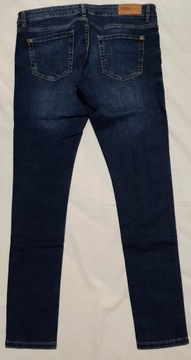 spodnie damskie jeansy dżinsy Janina SLIM DENIM WEAR eur 38 L32 przetarcia