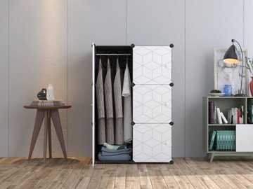 МОДУЛЬНЫЙ ШКАФ ПОЛКА ШКАФ 6x ШКАФ