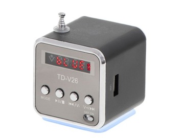 Портативный аккумуляторный радиоприемник с ЖК-дисплеем и Bluetooth-динамиком TD-V26