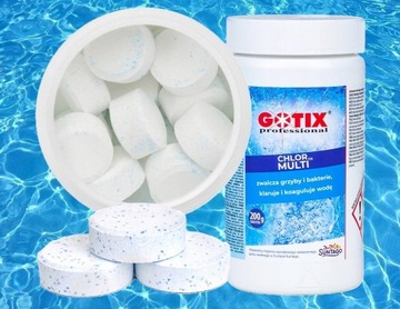 Chlor do Basenu Jacuzzi SPA Tabletki Chemia do Basenu Tabletki Chlorowe 1KG