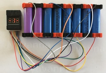 BX100 1-8S Тестер зуммерной сигнализации Литий-ионный Lipo LiMn