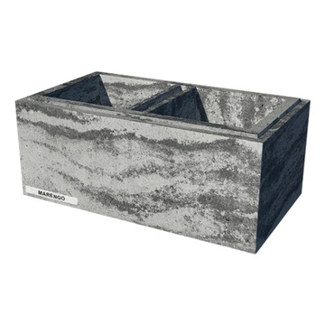 Bloczek ogrodzeniowy JONIEC ROMA HORIZON 500x280x200 MARENGO