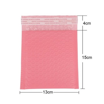 Styl 13x15 cm-50 sztuk Lot różowe piankowe kopertó