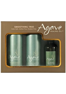 Zestaw AGAVE TRIO Smoothing 2x89ml + olejek 59ml