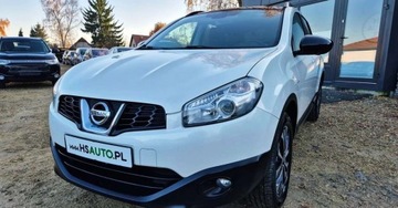 Nissan Qashqai I Crossover Facelifting  2.0 140KM 2013 Nissan Qashqai BENZYNA KAMERY 360 panorama nawigacja super okazja