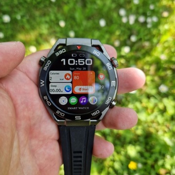 SMARTWATCH MĘSKI WODOODPORNY KARDIOWATCH MENU POL