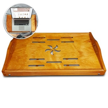 DREWNIANY STOLIK PODSTAWKA POD LAPTOPA OLCHA