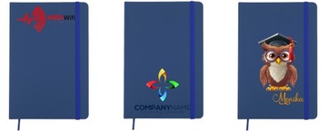 БЛОКНОТ ПЕЧАТНЫЙ БЛОКНОТ-ПЛАНЕР С ЛАСТИКОМ ДЛЯ ПИСЬМА А5, ТЕМНО-СИНИЙ