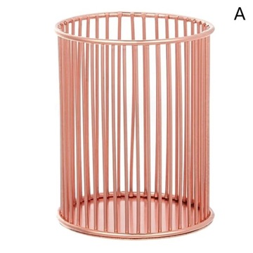 Декоративная настольная подставка для ручек из розового золота