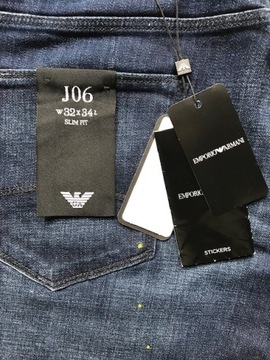 EMPORIO ARMANI ORYGINALNE SPODNIE MĘSKIE W32 L34