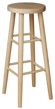 TABORET BAROWY WYSOKI 81 cm BUKOWY HOKER KRZESŁO