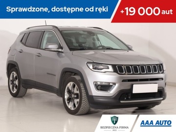 Jeep Compass II SUV 1.4 MultiAir 140KM 2019 Jeep Compass 1.4 MultiAir, Salon Polska, Skóra