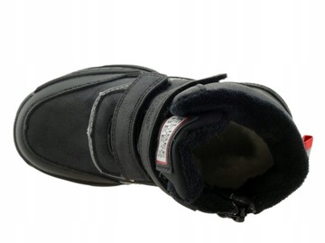 BUTY ZIMOWE CHŁOPIĘCE OCIEPLANE ŚNIEGOWCE RZEPY 27