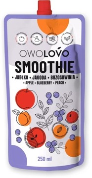 SMOOTHIE Owolovo JAGODA BRZOSKWINIA 250ml
