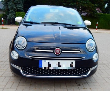 Fiat 500 II Seria 4 1.2 69KM 2016 Fiat 500 1.2 Black &amp; White polift szklany dach parktronik bezwypadkowy, zdjęcie 13