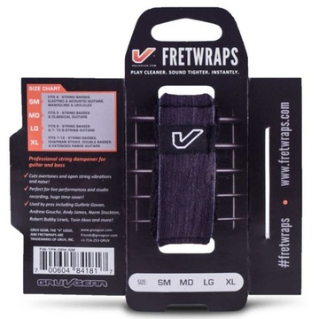 Opaska Tłumiąca Gruv Gear FretWraps Heban Medium
