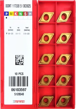 Płytka widiowa Komplet 10szt płytek DCMT11T308
