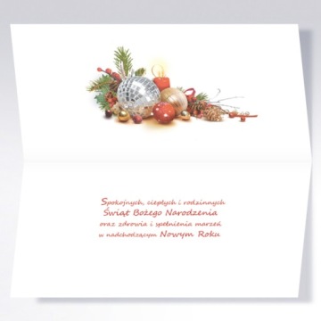 ОТКРЫТКА ОТКРЫТКА LAURKA РОЖДЕСТВЕНСКИЙ КОНВЕРТ 1 шт.