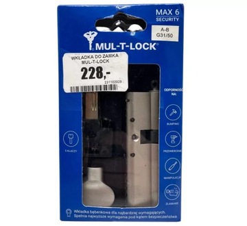 WKŁADKA DO ZAMKA MUL-T-LOCK MTLG81-31/50 SAT