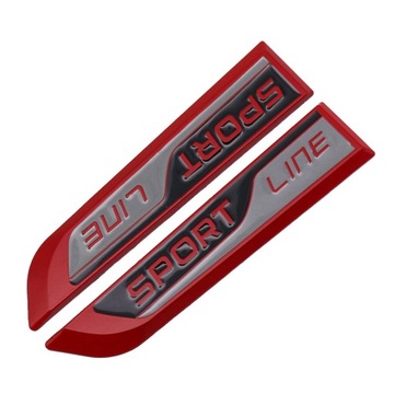 Metalowa naklejka na samochód do Skoda SPORTLine 13.5*2.8cm