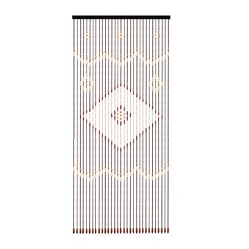 Деревянная штора из бусин 208 х 90см.