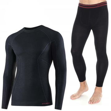 ZESTAW ODZIEŻY TERMOAKTYWNEJ 1ST LAYER BRUBECK ACTIVE WOOL MERINO MĘSKI XXL
