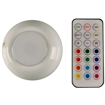 Lampka podszafkowa LED 0,5W RGB z pilotem