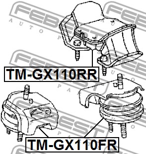 ULOŽENÍ MOTORU FEBEST TM-GX110FR